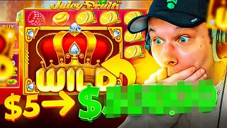 CRAZIEST COMEBACK ON JUICY FRUITS EVER!!!! HUGE SPIN IN BONUS!!!!