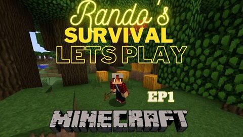 Rando's Survival LETS PLAY minecraft Ep 1