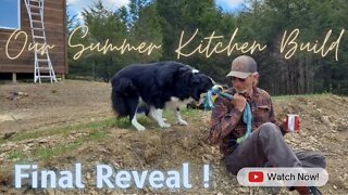 REVEAL of our Summer Kitchen Build!
