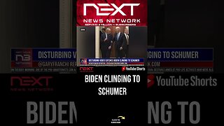 Disturbing Video Catches Biden Clinging to Schumer #shorts