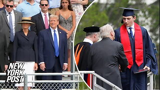 Melania Stuns With Incredibly Beautiful Outfit At Barron’s Graduation