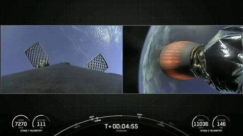 Objects That Fly Up From Earth Captured on Starlink Launch - April 29th 2022
