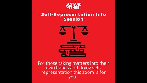 Stand4THEE Self-Representation Info Zoom Part III