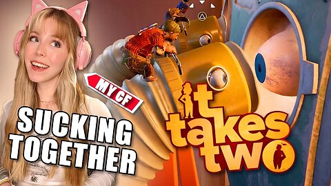 You guys made us play THIS game | I try It Takes Two with my GF