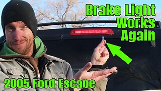 Replacing the 3rd Brake Light Bulbs | 2005 Ford Escape