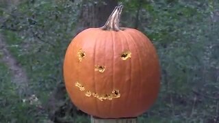 Pumpkin Carving with a Glock 19
