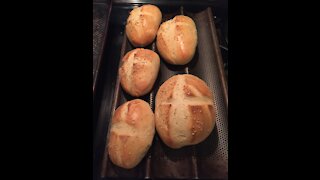 Baking Bread "Petit Pain Au Lait" (Little Bread with Milk)