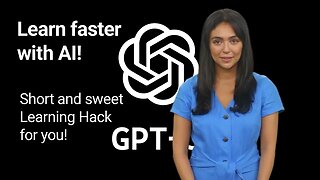 [Short Chat GPT Hack] How to use Chat GPT for Learning [GPT3]