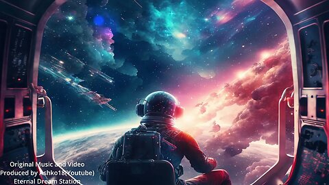 1hr - EDM Music- Relaxing in Space- Upbeat Focus and Study