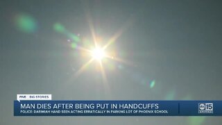 Man in Phoenix dies after being put in handcuffs