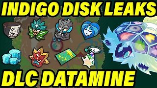 INDIGO DISK LEAKS In The Pokemon Scarlet and Violet Teal Mask Datamine - Pokemon DLC News