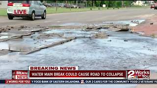 Water main break