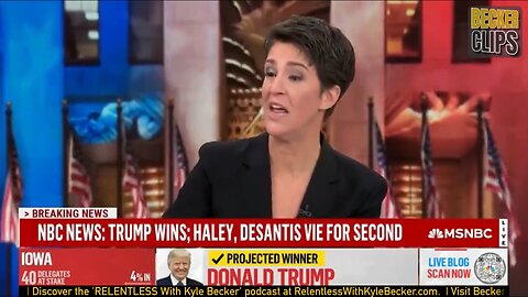 Rachel Maddow Freaks Out After Trump Victory in Iowa…