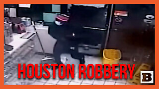 Suspects Shatter Glass to Rob Convenience Store in Houston, Texas