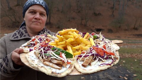 THE BEST CHICKEN GYROS I'VE EVER MADE, Country Life Vlog