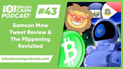The Bitcoin Cash Podcast #43 - Samson Mow Tweet Review & The Flippening Revisited