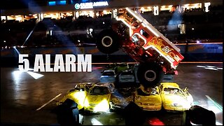5 Alarm at Hot Wheels Monster Truck Show Glow Party