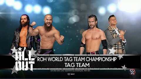 AEW All Out Better Than You Bay Bay vs The Dark Order for the ROH World Tag Team Championship
