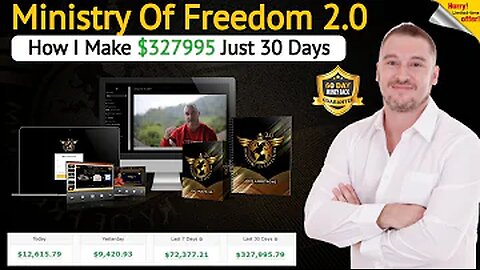 Ministry of freedom 2.0 💰 by Jono armstrong _ Jono armstrong ministry of freedom free training 💰
