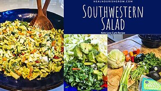 Southwestern Salad with Poblano and Avocado
