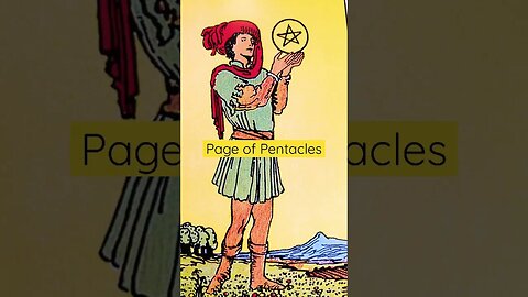 Page of Pentacles #shorts #learntarot
