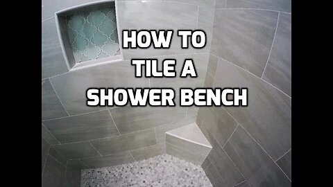 Tile a Shower Bench Like a Professional