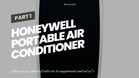 Honeywell Portable Air Conditioner w Heat Pump, Dehumidifier & Fan, Cools & Heats Rooms Up to 7...