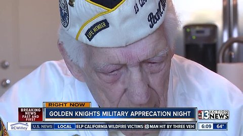 95-year-old WW2 veteran to drop VGK puck