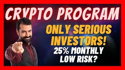 CryptoProgram Review 🚀 2023's Best Crypto Opportunity❓Low Risk with a 25% On Return Every Month 📈