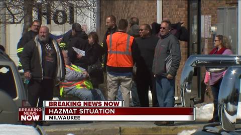 Hazmat situation cleared at Milwaukee business