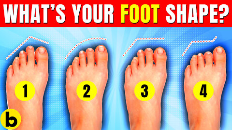 What The Shape Of Your Foot Reveals About Your Personality