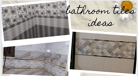 "Awesome Bathroom Tile Ideas for Your Home"🎥🛁