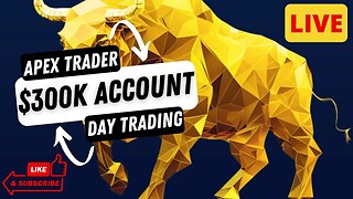 Live Day Trading Futures | $300K Apex Trader Funding Account | Nasdaq & S&P 500 | PMI Data Release