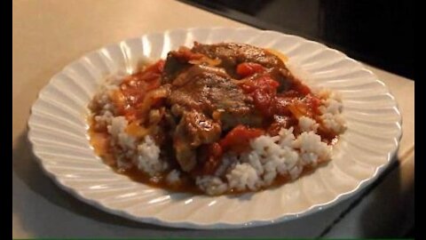 Pork Chop Sauce Over Rice