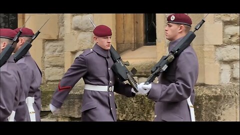 Changing of the Guards inspection of the uniform #toweroflondon