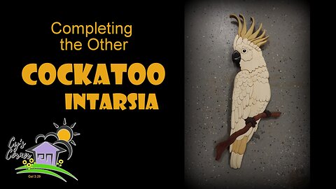 Completing the Other Cockatoo Intarsia