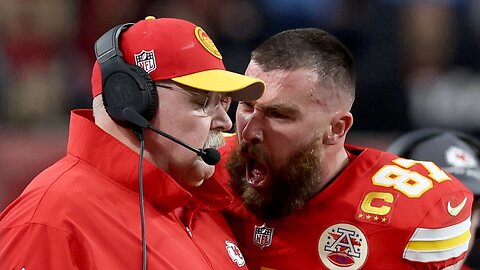 Travis Kelce Comments on Viral Clip of Him Shoving Coach Andy Reid