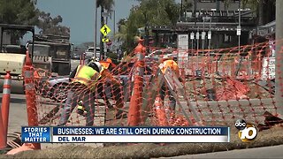 Del Mar's Downtown Streetscape Project construction frustrating businesses