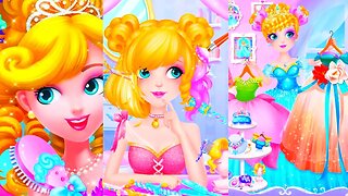 Sweet princess hair salon/makeup and dressup game/salon game/girl games/new game 2023 @TLPLAYZYT