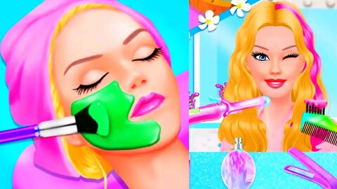 Beauty makeover salon game||makeup hair salon game||girl game hair salon makeup||Android gameplay