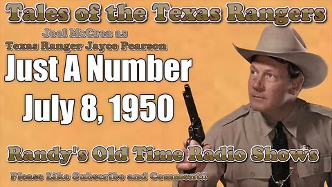 Tales of the Texas Rangers 001 Just A Number July 8, 1950