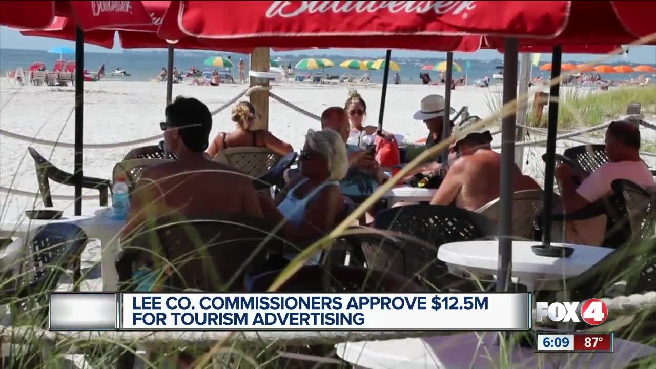 Lee County Commissioner's approve $12.5 million for tourism advertising