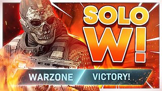MY FIRST SOLO W! | Call of Duty: Warzone