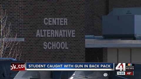 Student brings gun to Center Alternative School