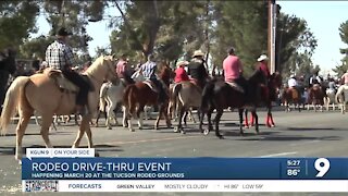 Drive-thru event in support of annual Tucson Rodeo Parade Mar. 20