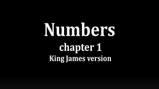 Numbers 1 King James version