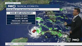 Tropical Storm Eta and Theta Update