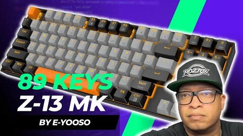 E-YOOSO Z-13 | Unboxing & Overview | Budget 89 Key Mechanical Keyboard