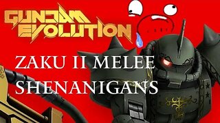 Gundam Evolution - Embarrassing Myself Learning Zaku II Melee