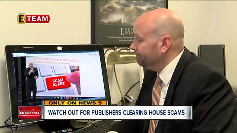 Watch out for Publishers Clearing House Scams
